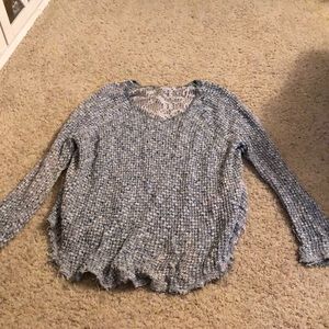 Free People Blue Sweater Small